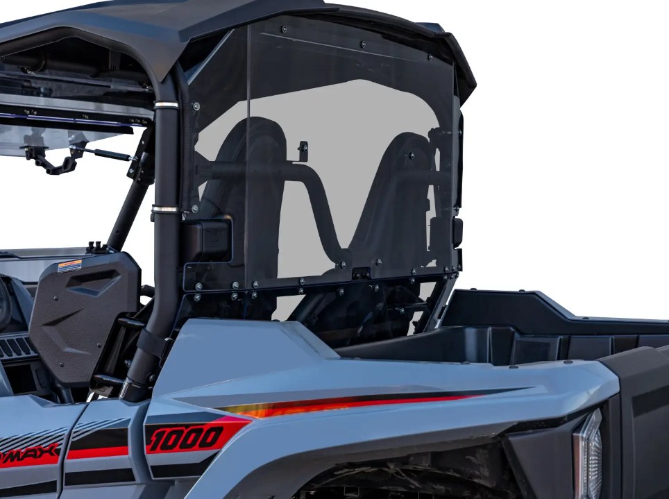 SuperATV Light Tint Scratch Resistant Rear Windshield For Yamaha Wolverine RMAX2