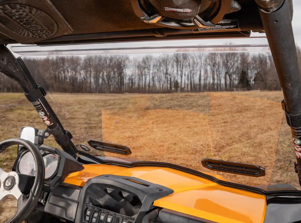 SuperATV Vented Full Windshield For Can-Am Commander 2011-2020 - Image 5