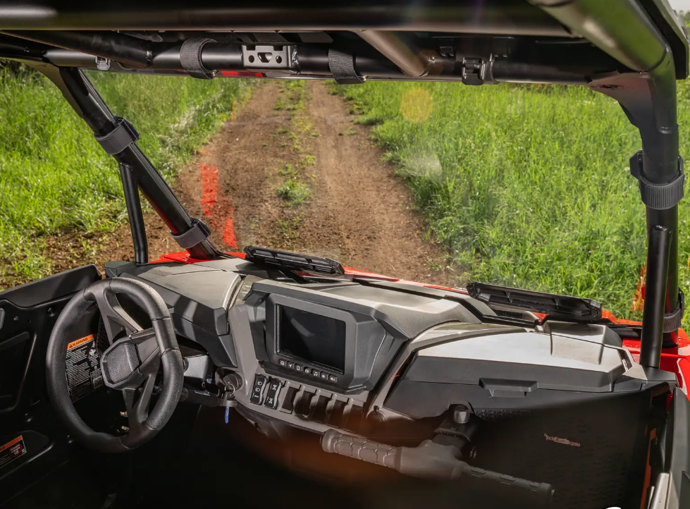 SuperATV Scratch Resistant Full Vented Windshield For Polaris RZR XP 1000 2024+ - Image 5