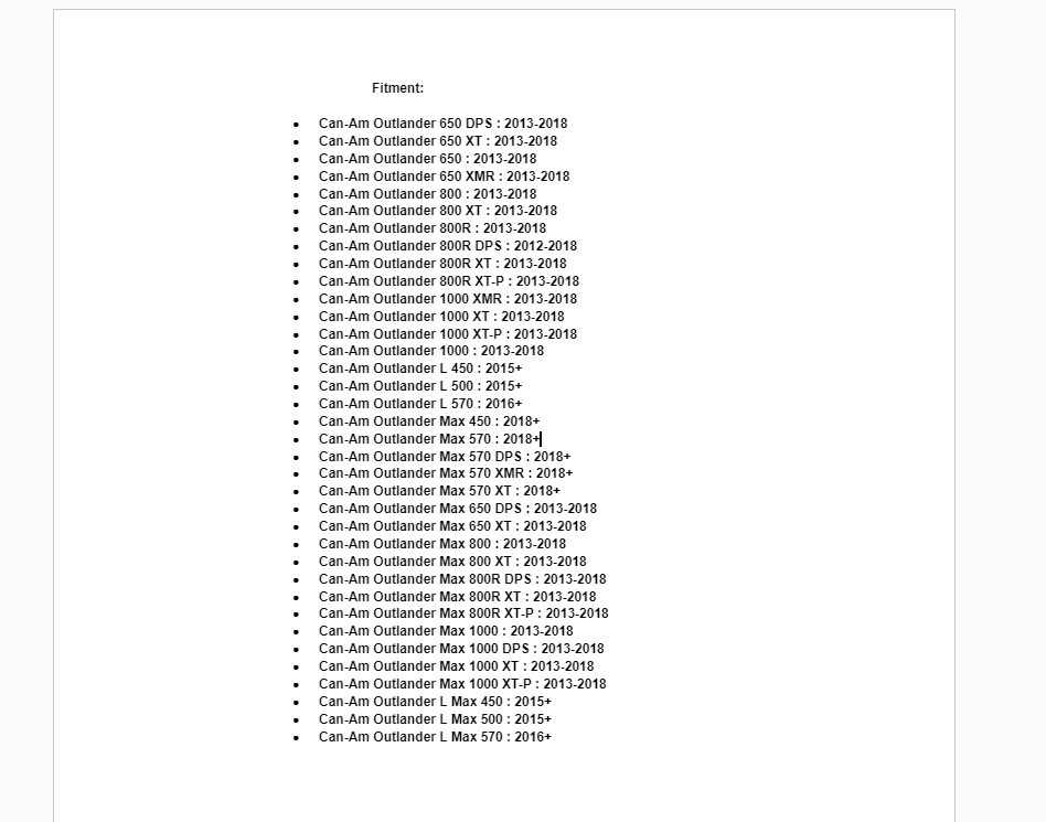 SuperATV Rhino Front Left Axle For Can-Am Outlander**duplicate - Image 2