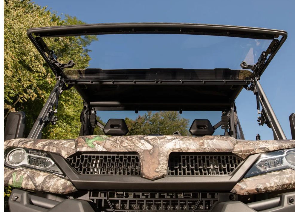 SuperATV Scratch Resistant Flip Windshield For CFMoto UForce 1000 / XL 2024+