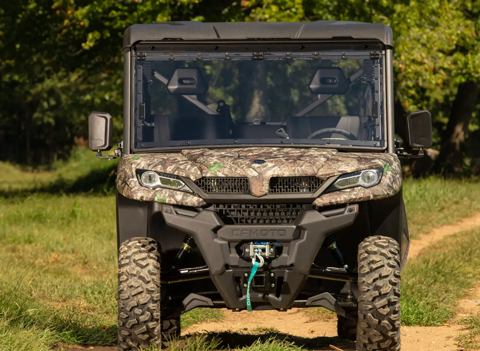 SuperATV Scratch Resistant Flip Windshield For CFMoto UForce 1000 / XL 2024+ - Image 2