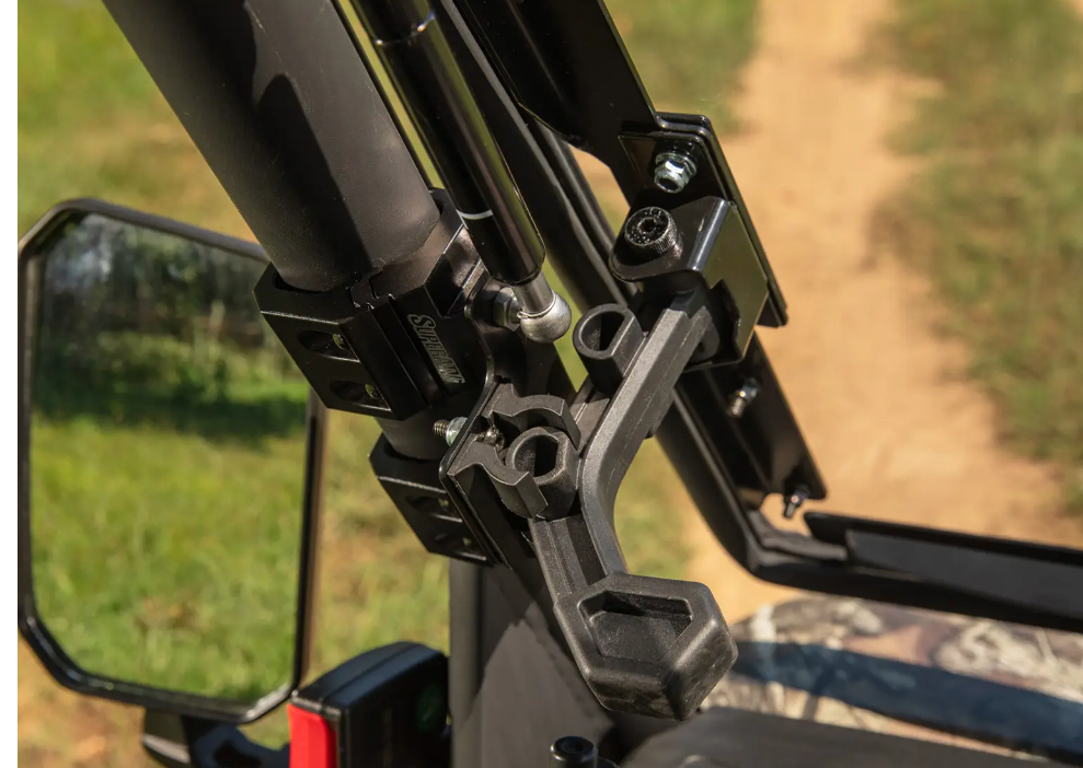 SuperATV Scratch Resistant Flip Windshield For CFMoto UForce 1000 / XL 2024+ - Image 4