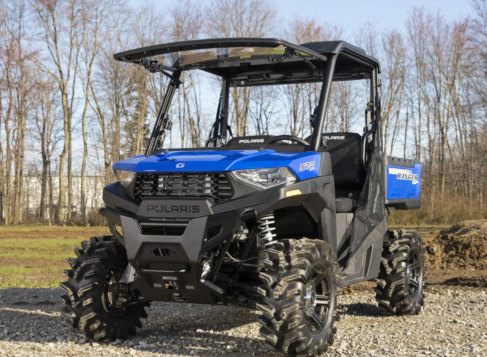 SuperATV Scratch Resistant Flip Windshield For Polaris Ranger SP 570 2022+ - Image 2
