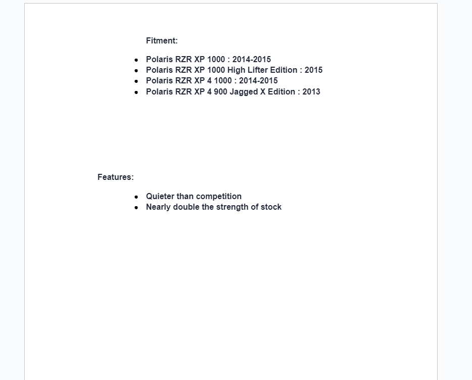 SuperATV Heavy Duty Reverse Chain For Polaris RZR XP 900/1000 - Image 4