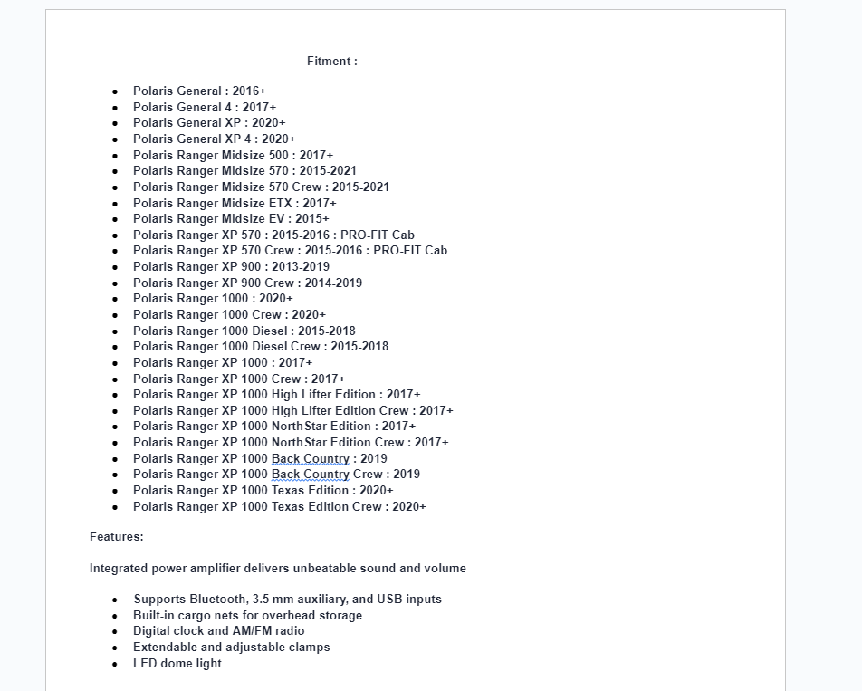 MTX Mudsys41 4 Speaker UTV Sound Bar For Pro Fit Cage ONLY - Image 9