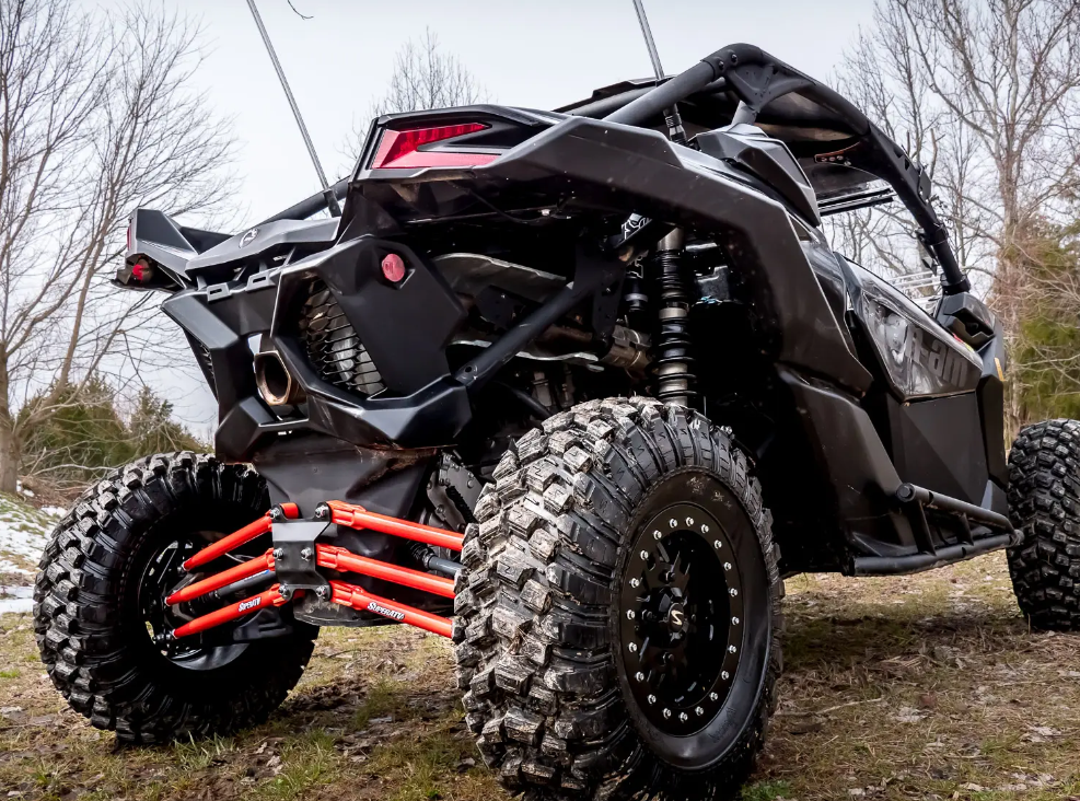 SuperATV Red Complete Tubed Radius Arms For Can-Am Maverick X3 64" - Image 3