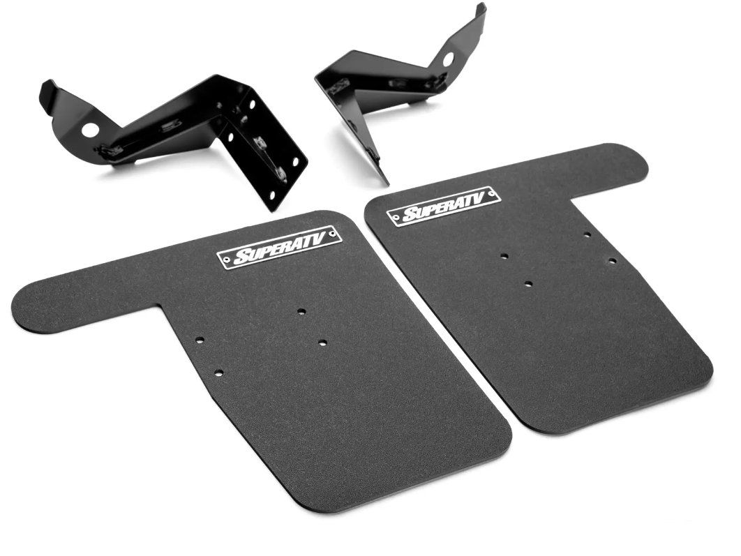 SuperATV Mud Flaps For Can-Am Maverick X3 For OEM 72" Trailing Arms