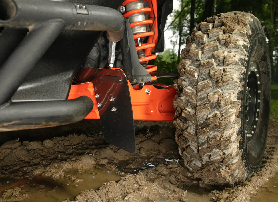 SuperATV Mud Flaps For Can-Am Maverick X3 For OEM 72" Trailing Arms - Image 4