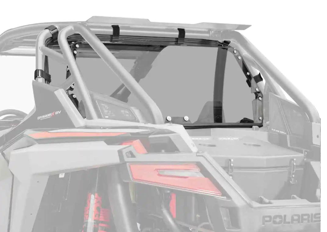 SuperATV Light Tint Rear Windshield For Polaris RZR Turbo R/ RZR PRO XP