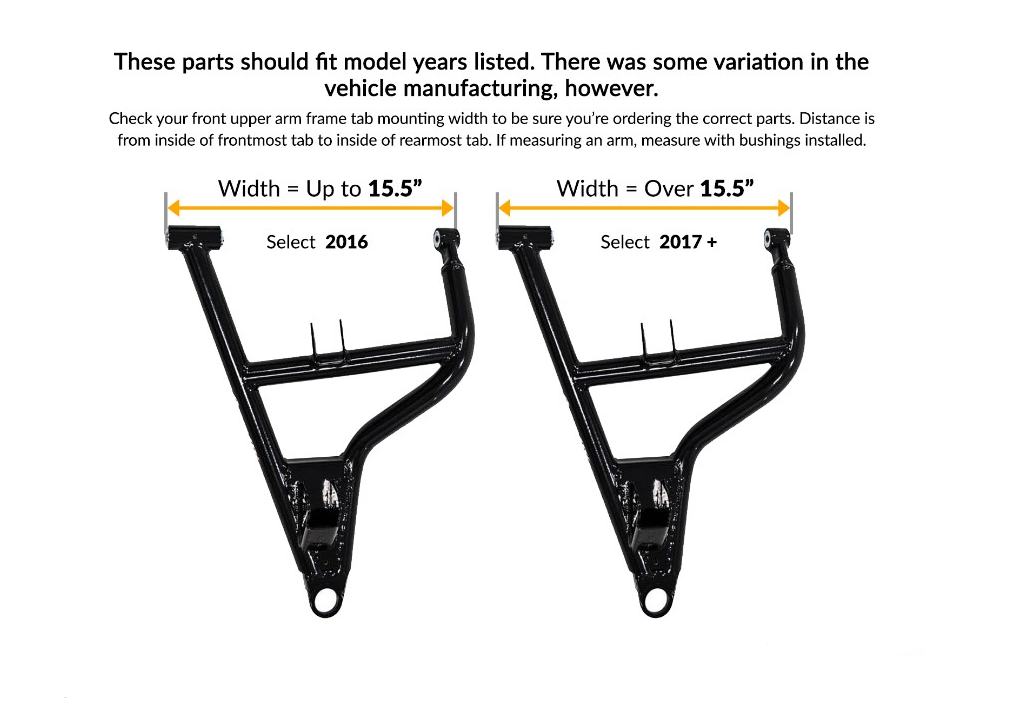 SuperATV High Clearance A-Arms For Polaris RZR S 900/ S1000 / Trail S - Image 5