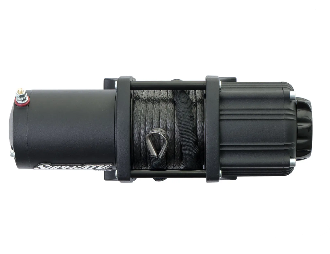 SuperATV 2500 LB Winch & Winch Mount For Honda Foreman, Rancher, Rubicon - Image 3