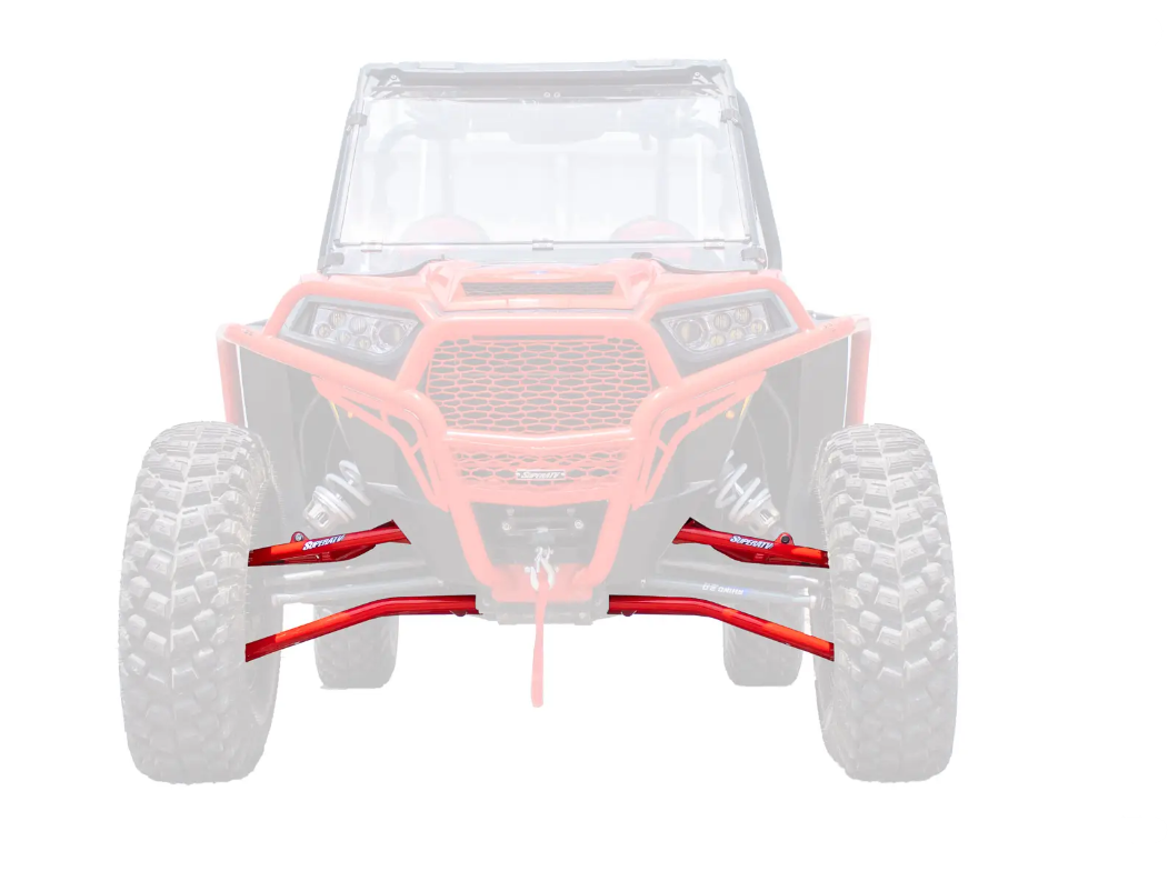 SuperATV High Clearance A-Arms w/ Ball Joints For Polaris RZR XP 1000 / XP Turbo