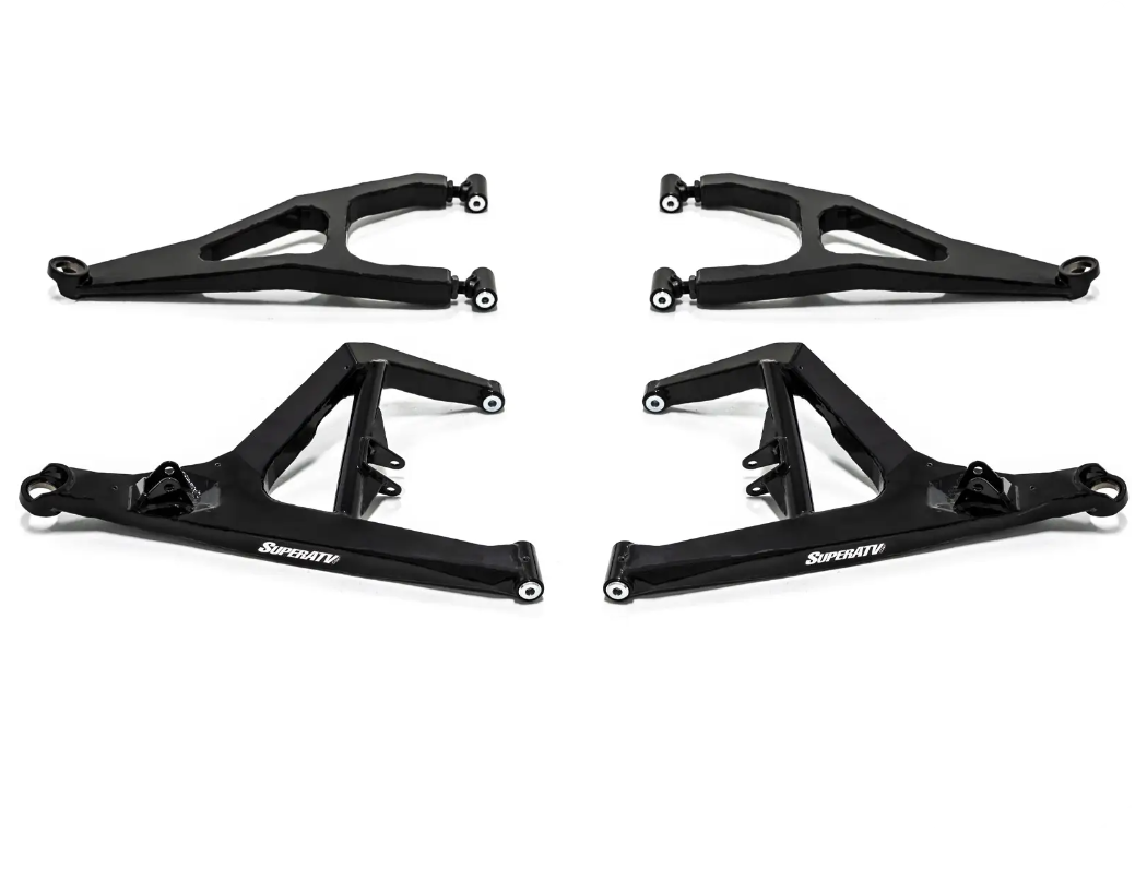 SuperATV High Clearance Boxed A-Arms For Polaris RZR XP Turbo/ RZR XP 1000
