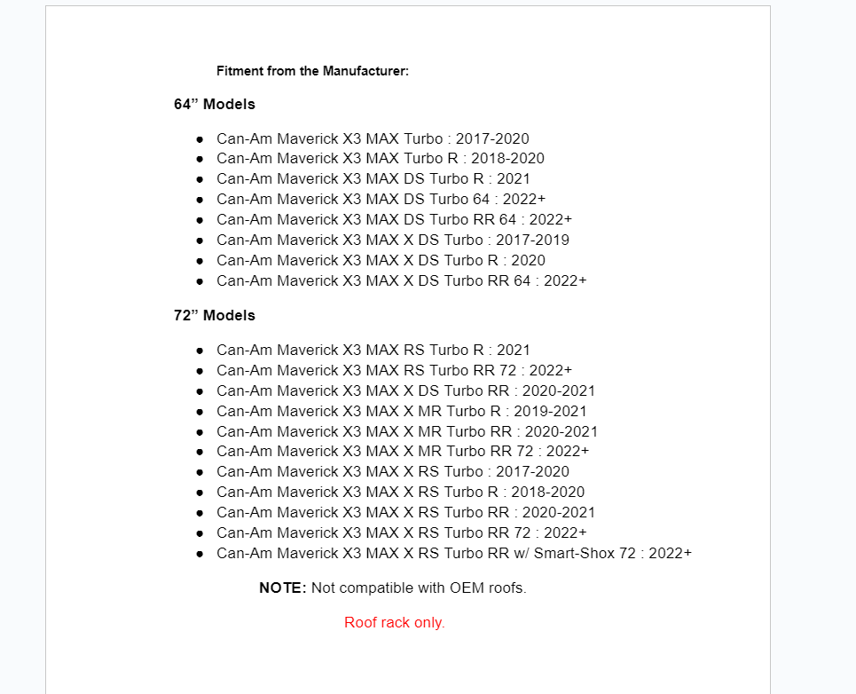SuperATV Outfitter Sport Roof Rack For Can-Am Maverick X3 - Image 6
