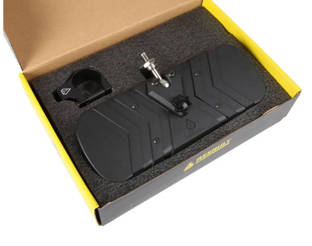 Assault Industries Stealth Series Convex Rear View Mirror For 2" Roll Cage - Image 2