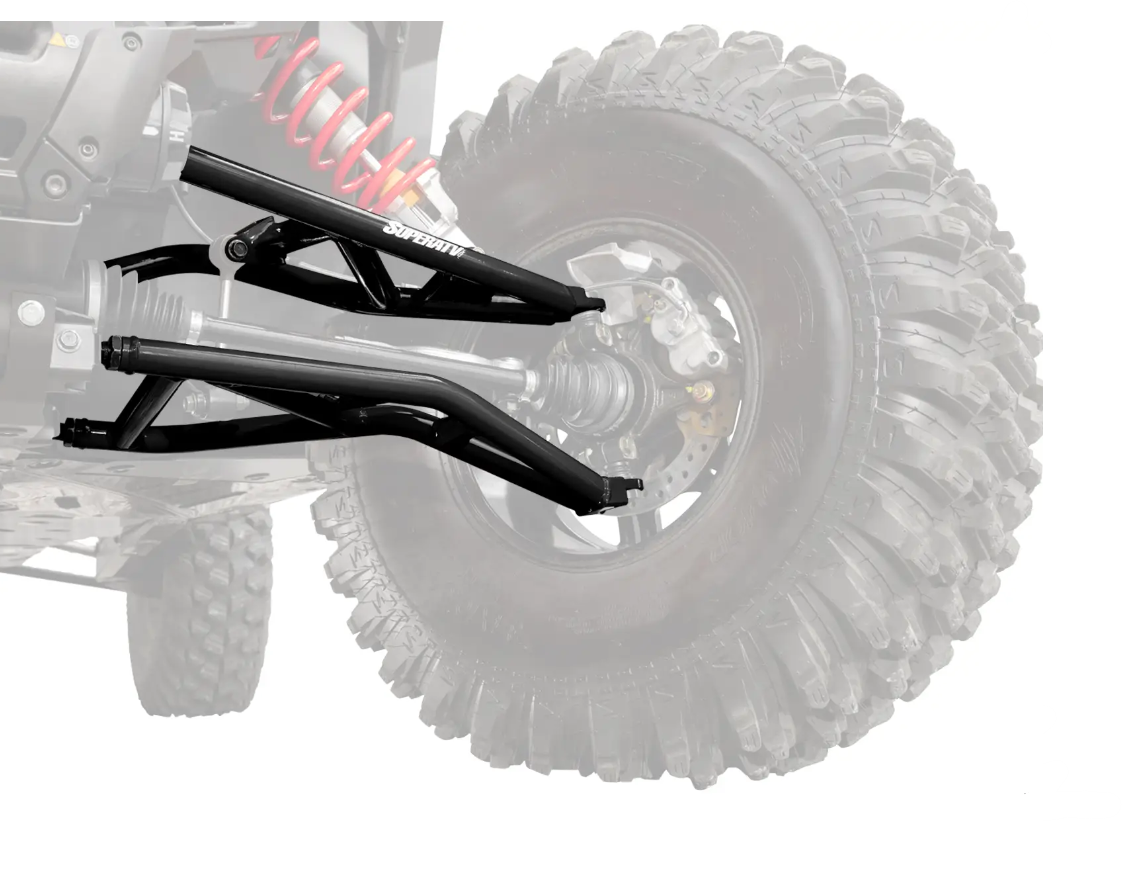 SuperATV High Clearance 2" Forward A-Arms For Polaris RZR XP 2024+