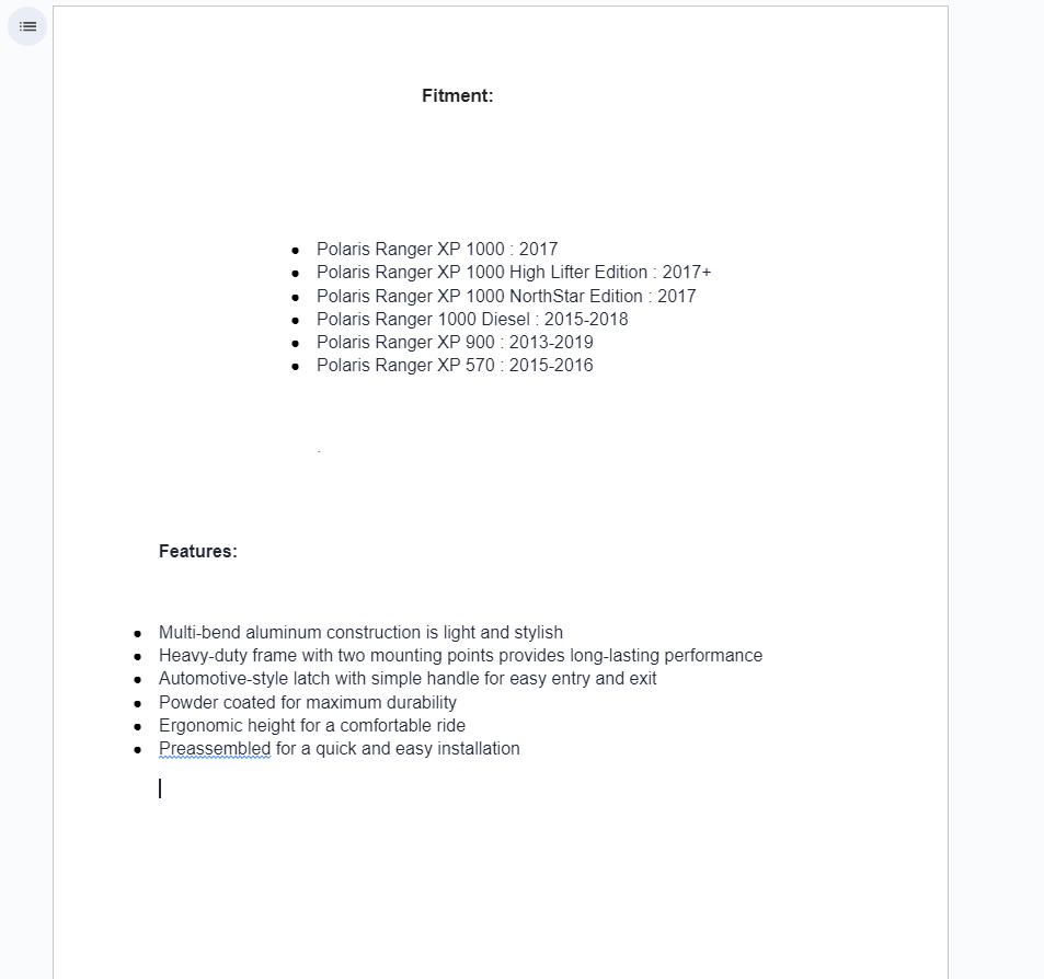 SuperATV Aluminum Doors For Polaris Ranger XP 900/1000 - Image 4