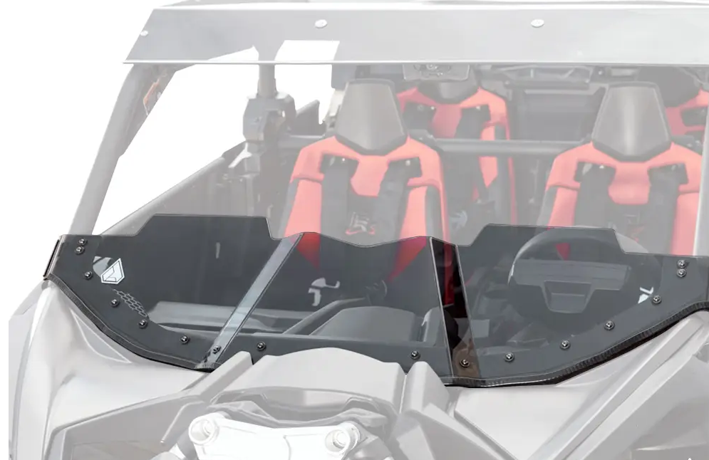 Assault Industries Half Windshield For Can-Am Maverick X3 Without Intrusion Bars