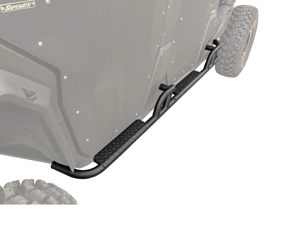 SuperATV Heavy Duty Nerf Bars For Can-Am Defender Max HD7/8/9/10 - Image 2