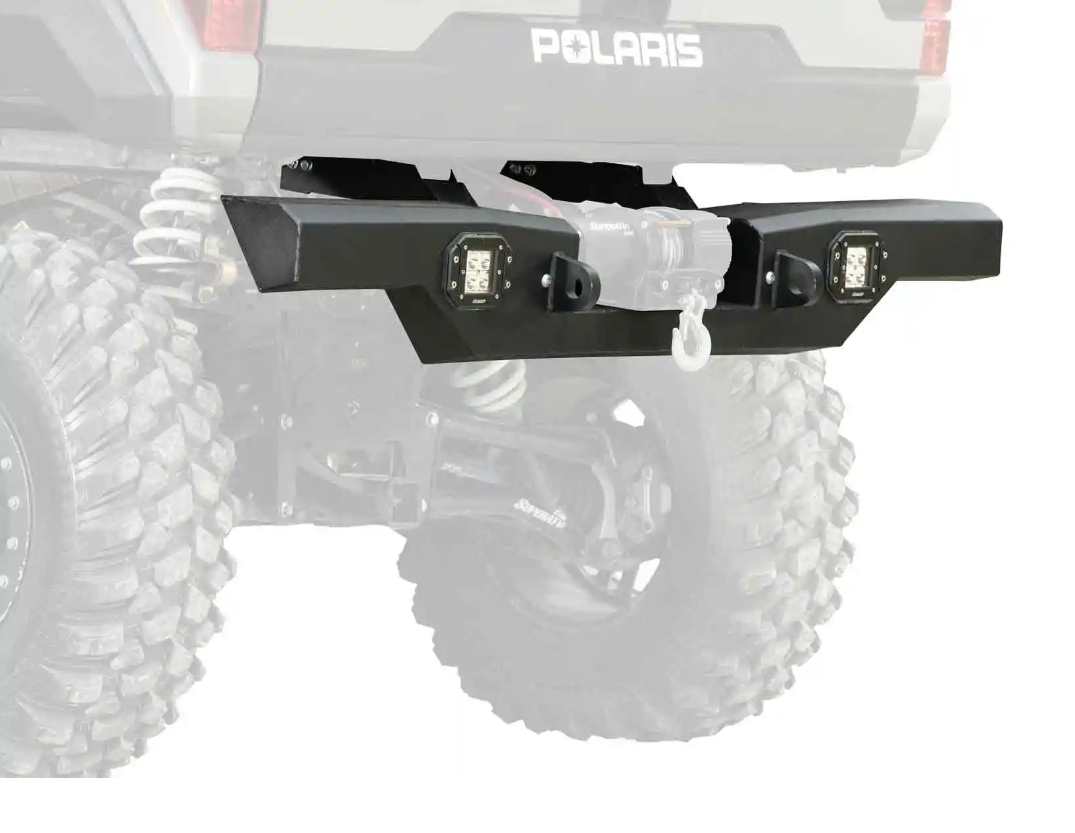SuperATV Winch Ready Rear Bumper For Polaris Ranger/ XP 1000 - Image 2