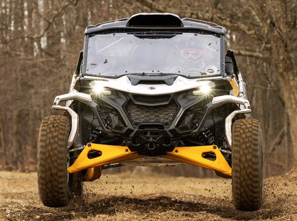 SuperATV Scratch Resistant Full Windshield For Can-Am Maverick R 2024+ - Image 4