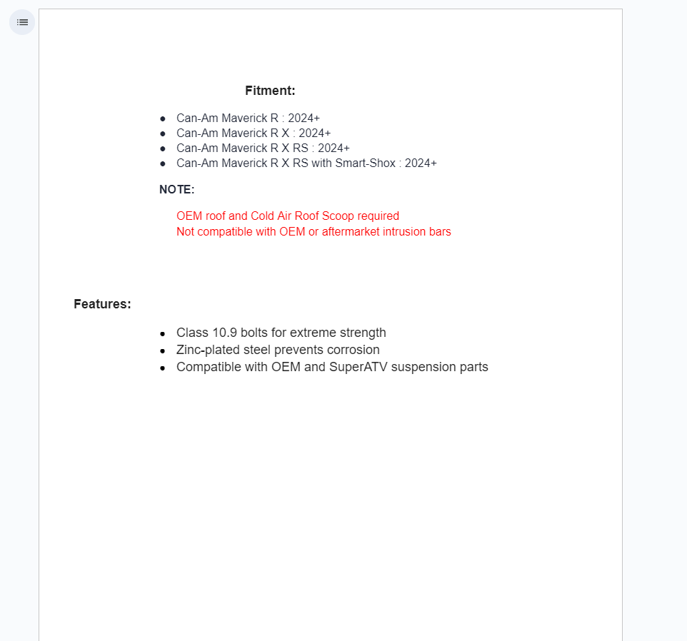 SuperATV Scratch Resistant Full Windshield For Can-Am Maverick R 2024+ - Image 5