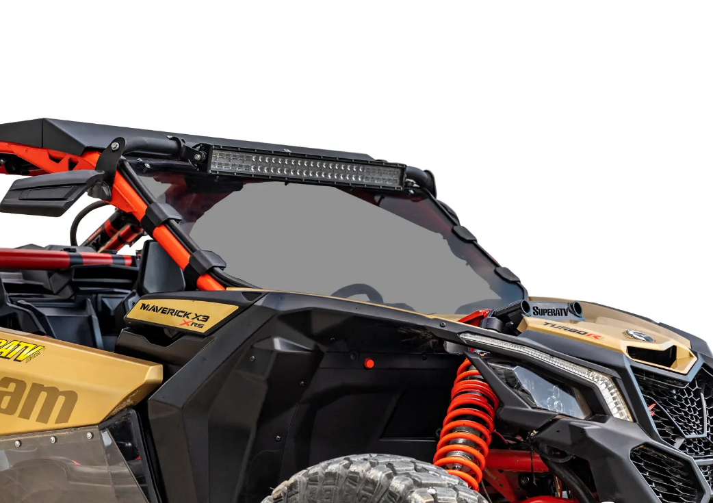 SuperATV Dark Tint Full Windshield For Can-Am Maverick X3 64" & 72"