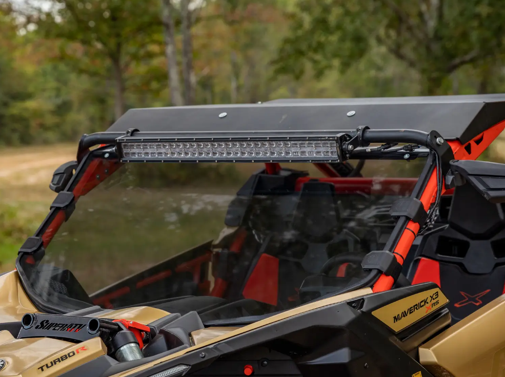 SuperATV Dark Tint Full Windshield For Can-Am Maverick X3 64" & 72" - Image 2
