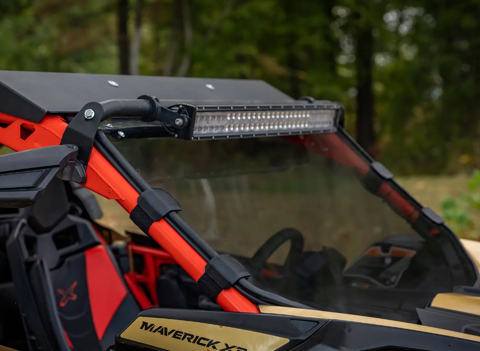 SuperATV Dark Tint Full Windshield For Can-Am Maverick X3 64" & 72" - Image 3