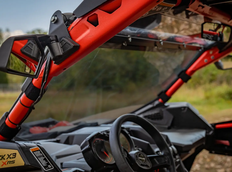SuperATV Dark Tint Full Windshield For Can-Am Maverick X3 64" & 72" - Image 5