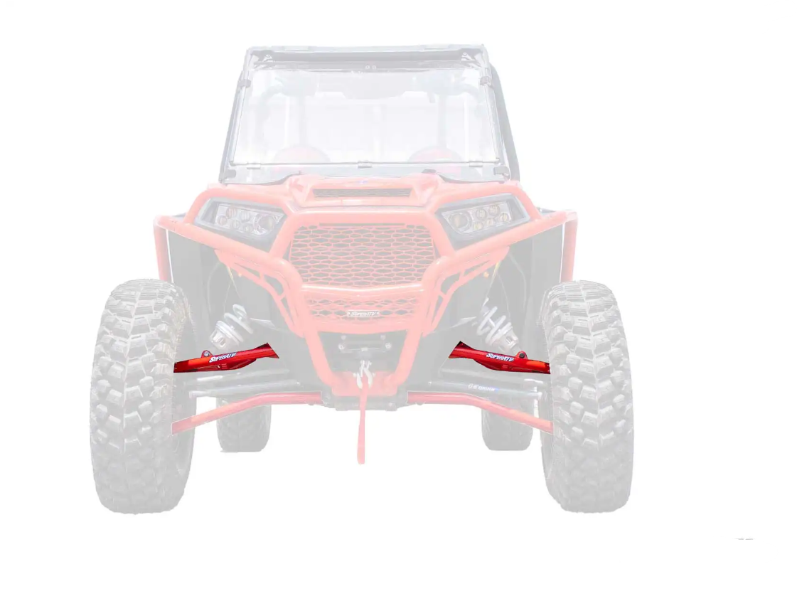 SuperATV High Clearance Upper A-Arms w/ Ball Joints For Polaris RZR XP