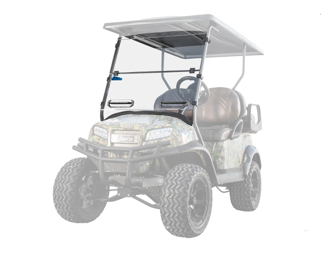 SuperATV Flip Down Vented Windshield For Corsa Blue Club Car Onward 2017+