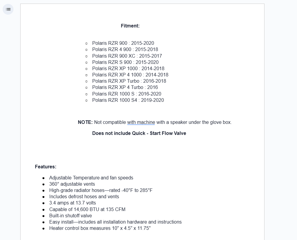 SuperATV Cab Heater For Polaris RZR 900/ 1000 - Image 6