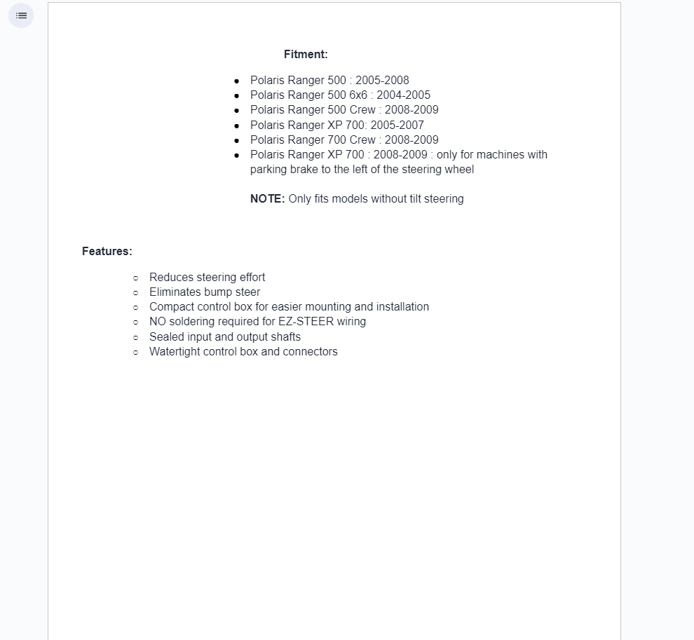 SuperATV Power Steering Kit For Polaris Ranger 500 / 700 - Image 5
