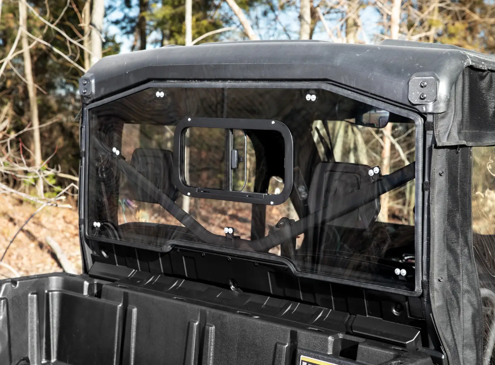 SuperATV Sliding Rear Windshield For Can-Am Defender HD 5/7/9/10 - Image 2