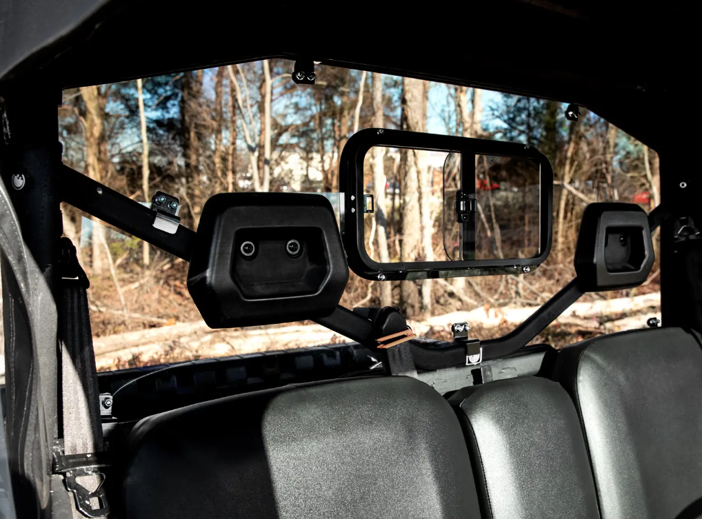 SuperATV Sliding Rear Windshield For Can-Am Defender HD 5/7/9/10 - Image 3