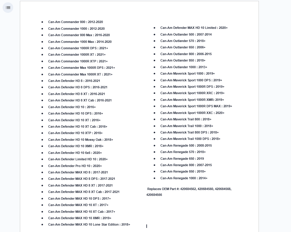 SuperATV Up & Running Starter For Can-Am 420684562, 420684560, 420684568, 420684566 - Image 4