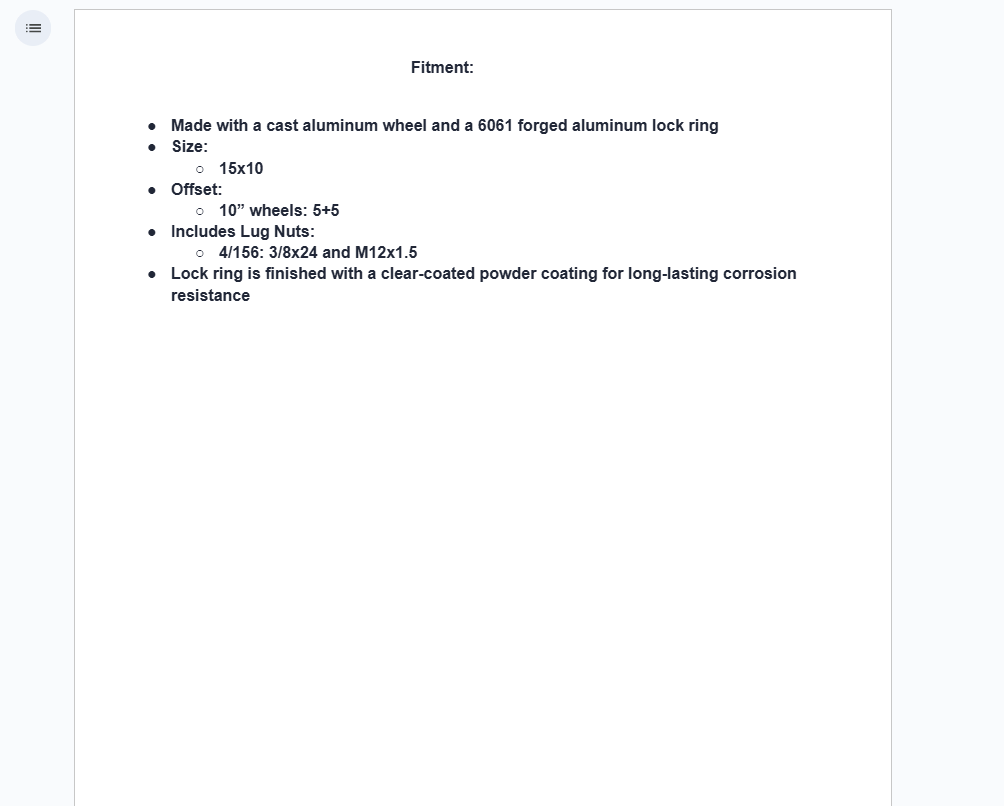 SuperATV Healy Beadlock Single Rim - 15x10, 4/156, 5+5 Offset - Image 5