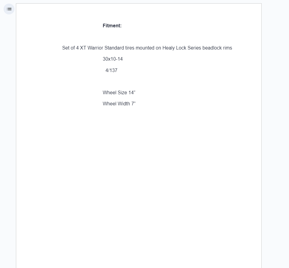 SuperATV XT Warrior 30x10-14, 4/137 On Healy Lock Beadlock Rims-Set of 4 - Image 3