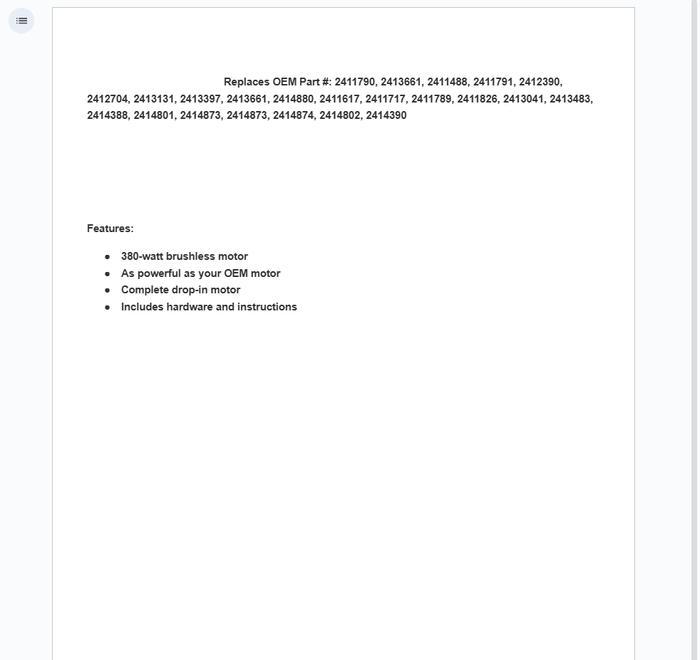 SuperATV Replacement Power Steering Motor For Polaris - Image 5