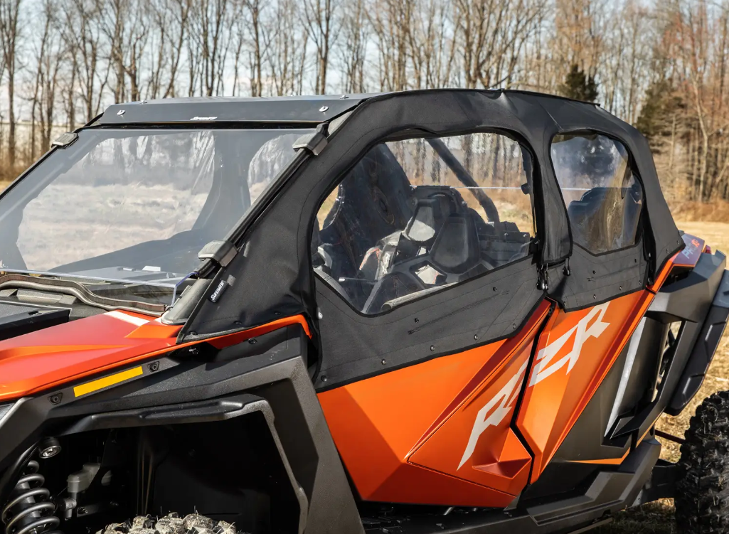 SuperATV Primal Soft Cab Enclosure Upper Doors For Polaris RZR Turbo R4/ XP4 - Image 2