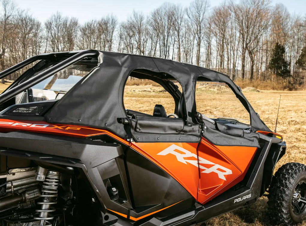 SuperATV Primal Soft Cab Enclosure Upper Doors For Polaris RZR Turbo R4/ XP4 - Image 3