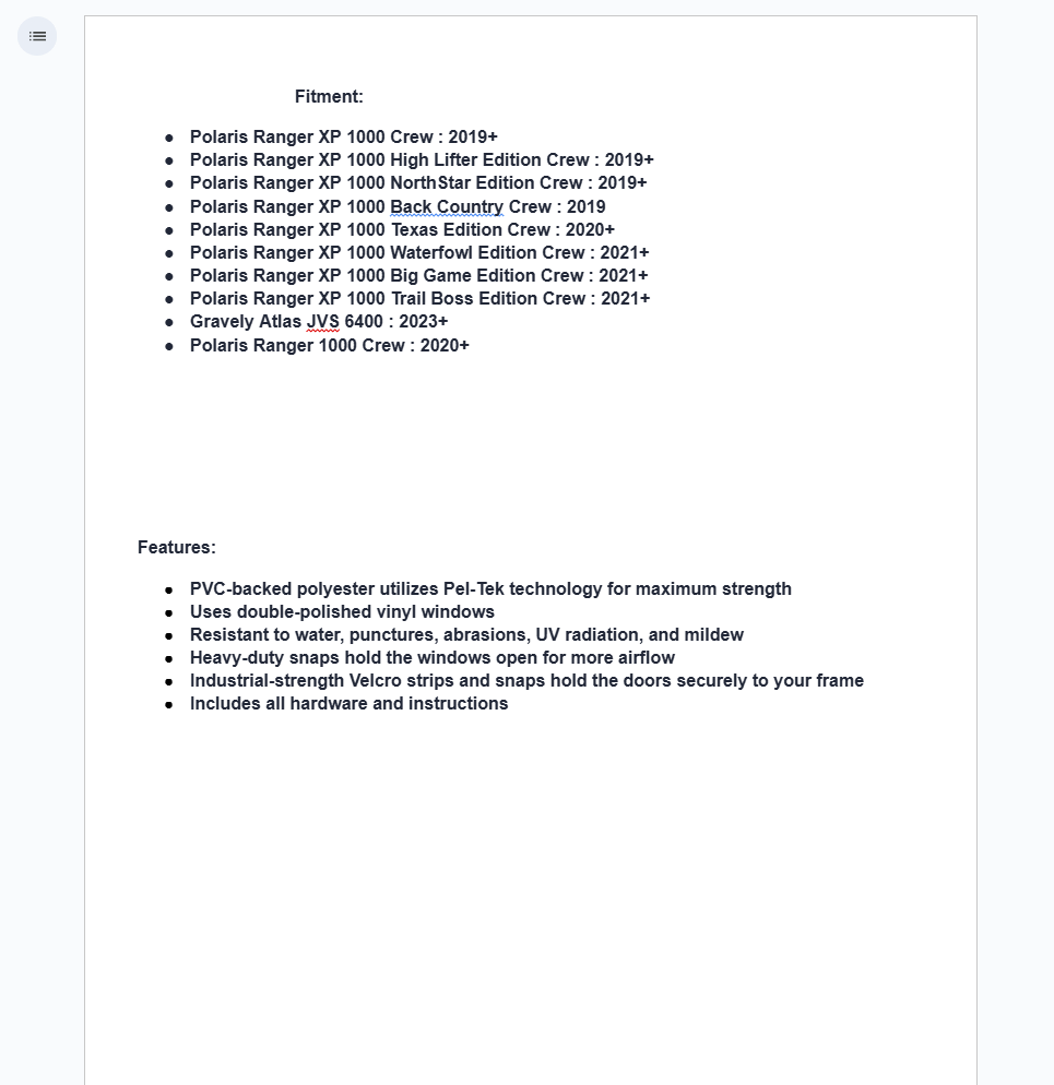 SuperATV Primal Soft Cab Enclosure For Polaris Ranger XP 1000 Crew - Image 5