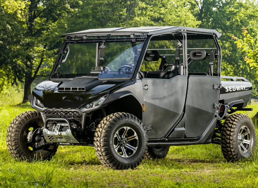 SuperATV Scratch Resistant Flip Windshield For Segway UT10 Crew 2024+ - Image 2