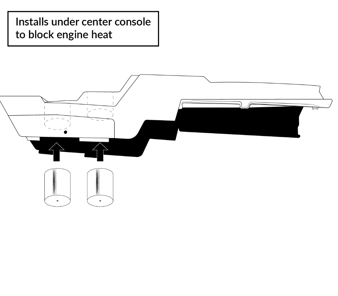SuperATV Cup Holder Insulator For Polaris RZR 900/ 1000/ XP Turbo / S - Image 3