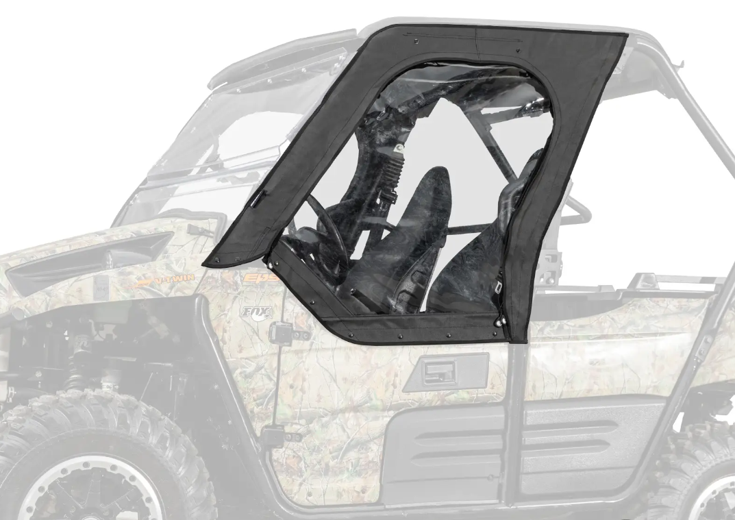 SuperATV Primal Soft Cab Enclosure Upper Doors For Kawasaki Teryx 800/S