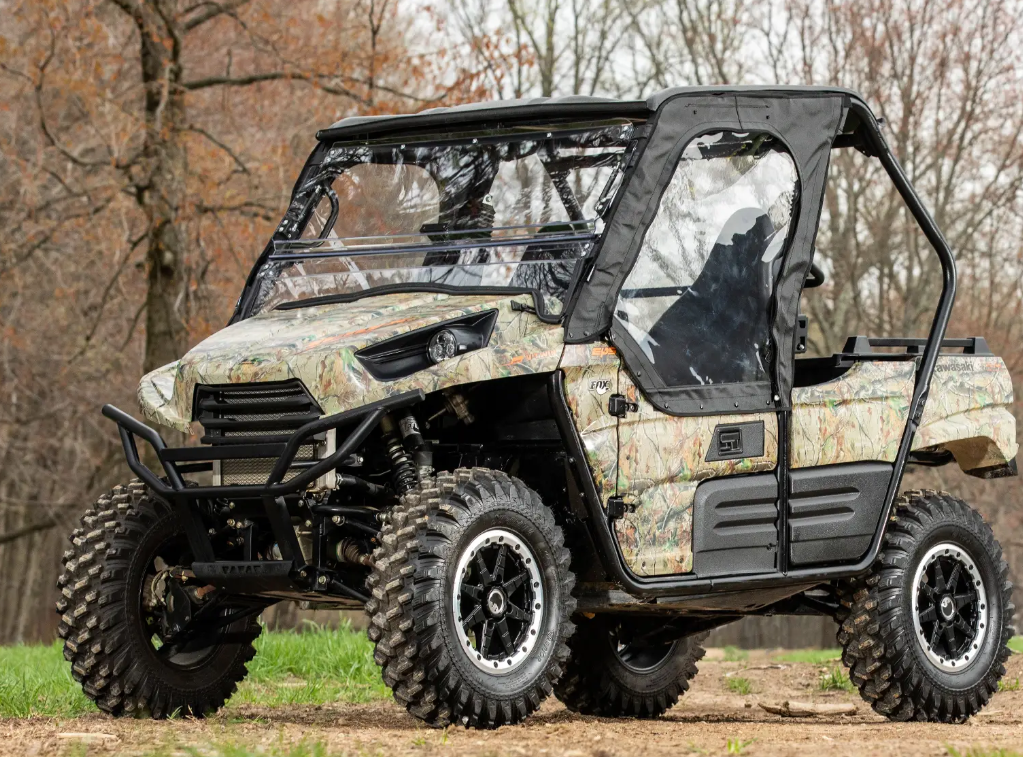 SuperATV Primal Soft Cab Enclosure Upper Doors For Kawasaki Teryx 800/S - Image 4