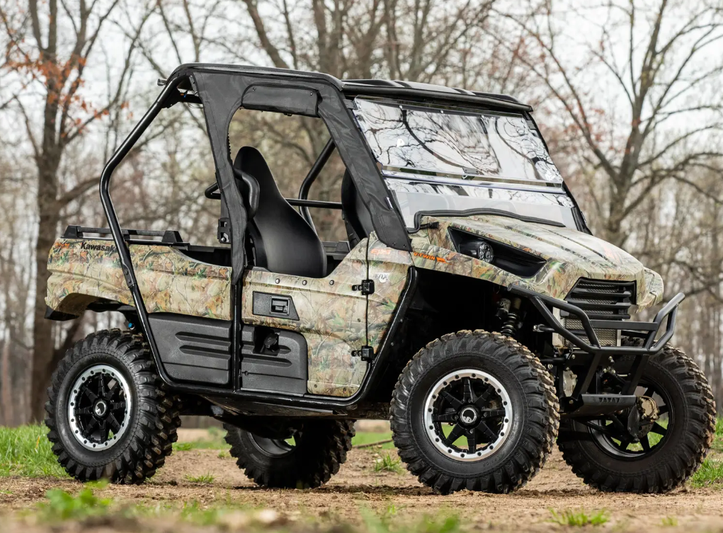 SuperATV Primal Soft Cab Enclosure Upper Doors For Kawasaki Teryx 800/S - Image 3