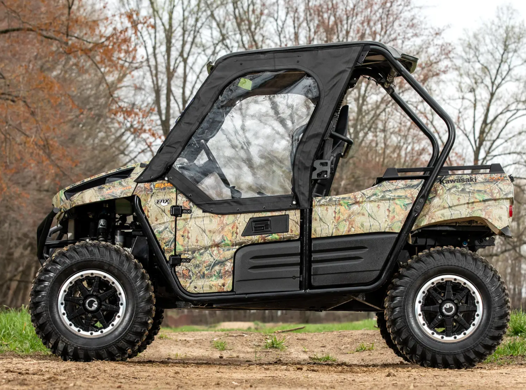 SuperATV Primal Soft Cab Enclosure Upper Doors For Kawasaki Teryx 800/S - Image 2